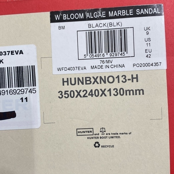 Hunter Bloom Algae Marble Slingback Sandal - Picture 7 of 7